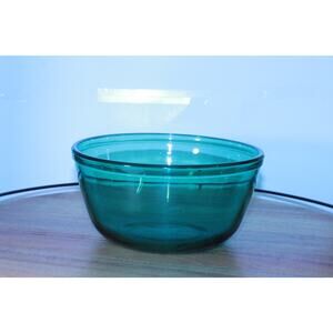 Vintage Anchor Forest Green 1.5 Quart Ovenware Mixing Bowl